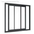 Ventanas de aluminio negras de estilo nuevo (FT-W132)